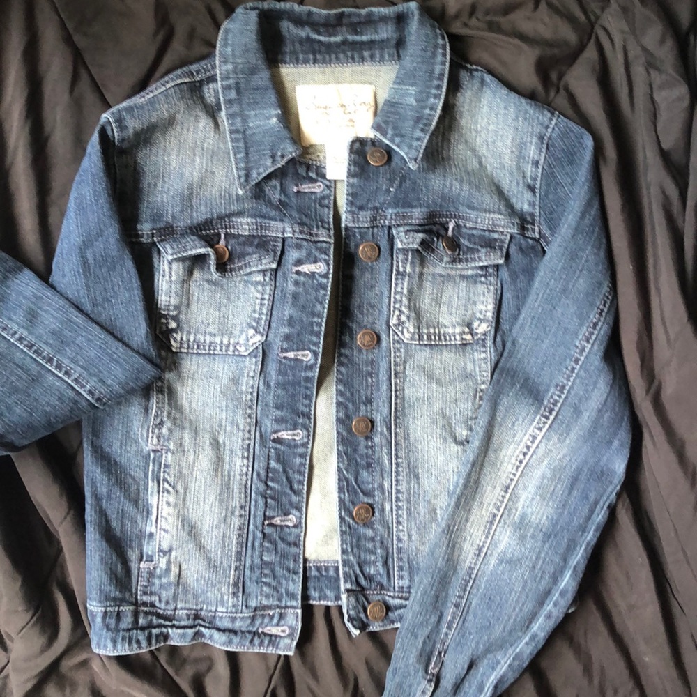 American Rag Distressed Denim Jacket